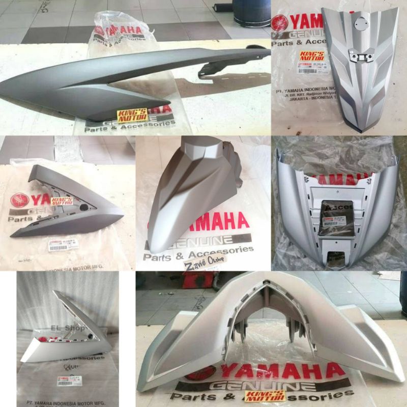 Cover body halus Yamaha Soul GT 125 Original Silver