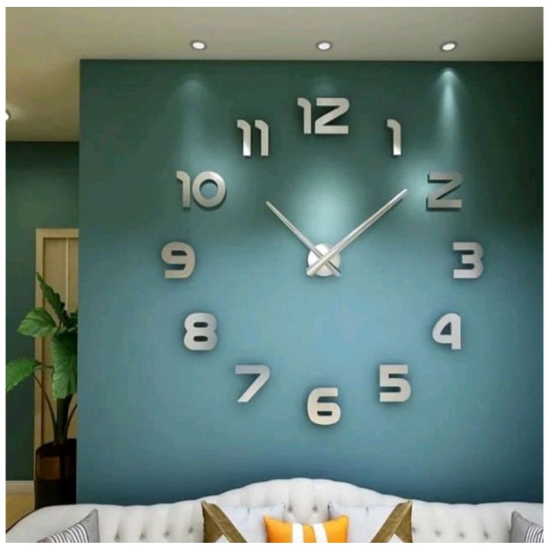 JAM DINDING DIY JUMBO 150 CM PAJANGAN DINDING HIASAN DINDING JAM JUMBO HIASAN DINDING JAM UNIK