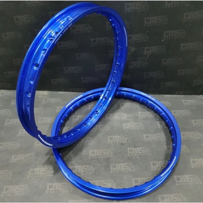 Velg veleg pelek lingkar aloy alloy titan titans 18 160 biru kilat