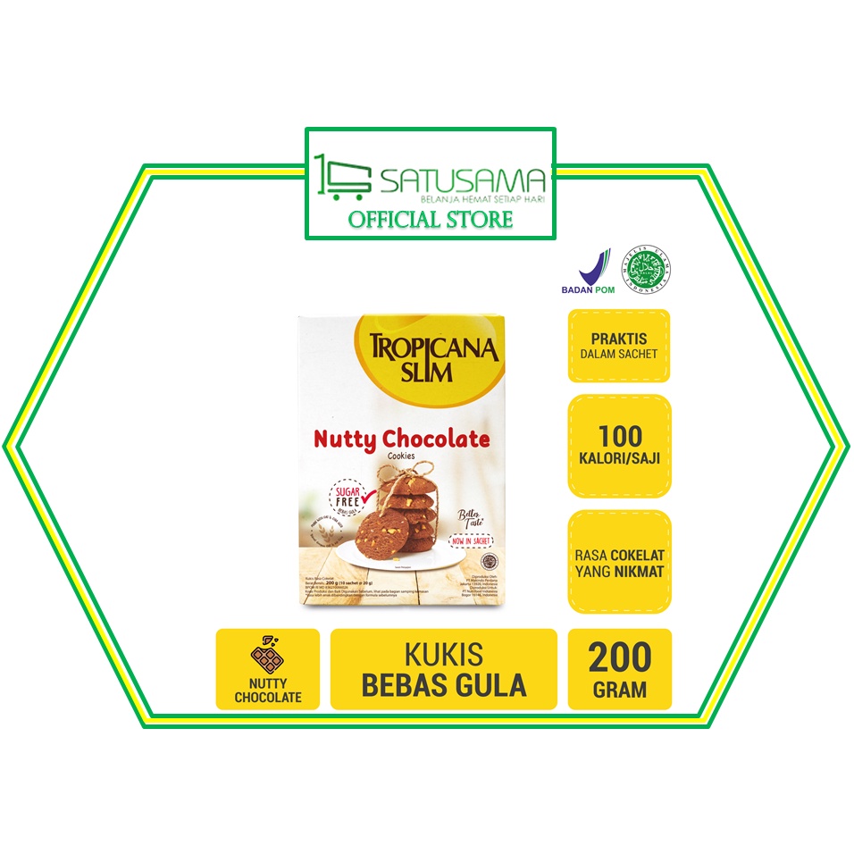 

TROPICANA SLIM DIABETAMIL COOKIES CHO 200 G