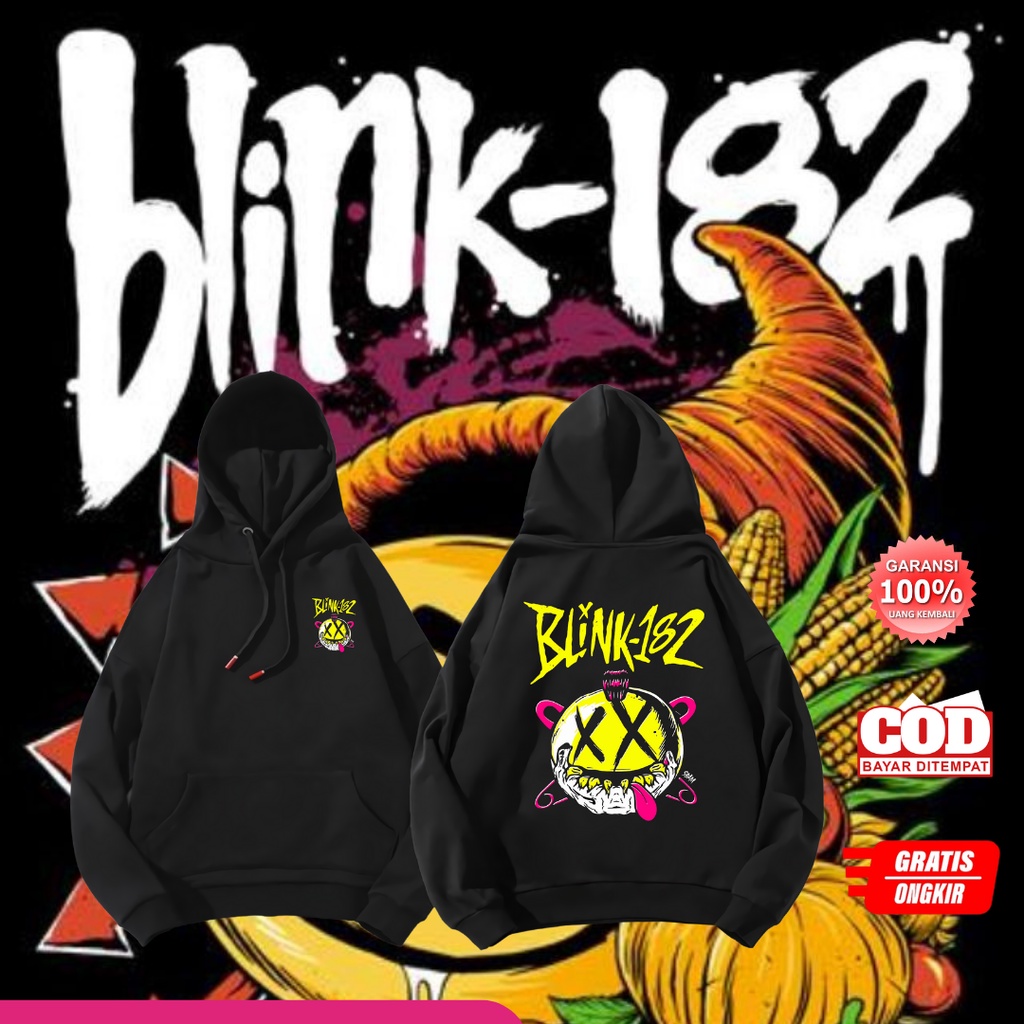 Promo COD Sweater Hoodie Blink 182 Pria Wanita