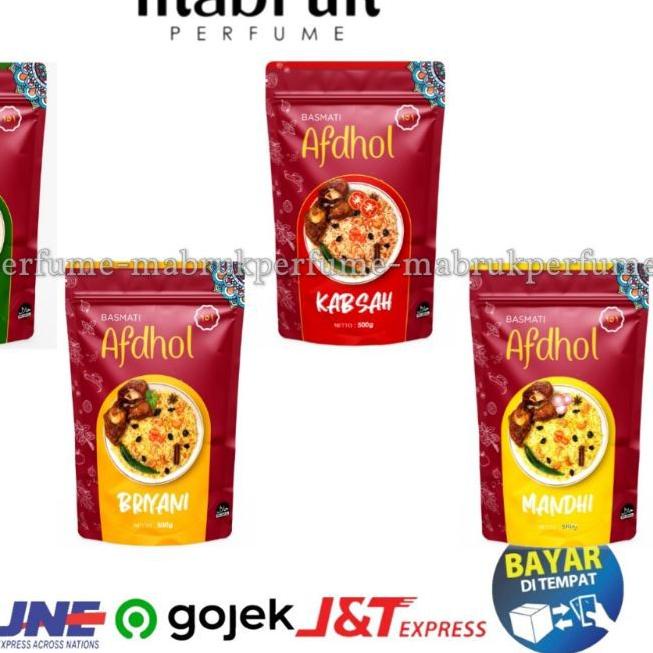 

Quality Control✅BASMATI PAKET MURAH Beras Afdhol Bumbu Nasi Mandhi Briyani Kabsah Kebuli Abu kas Afdol|KD5