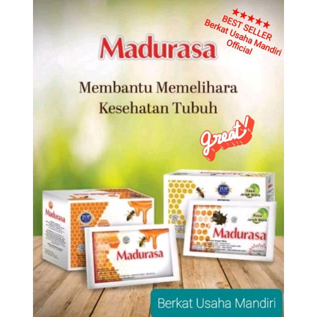 Madu Rasa Original &amp; Jeruk 12 sachet