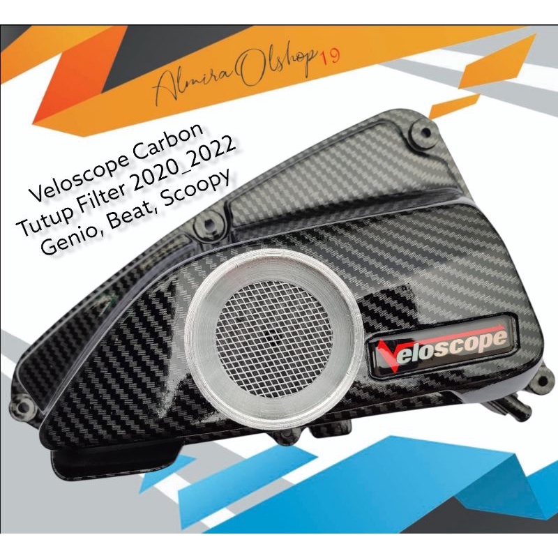 Jual Veloscope Carbon Celup Sc Tutup Filter Genio Beat Scoopy