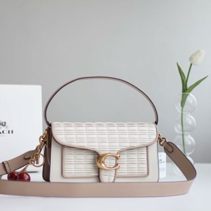 Original 100% Coach Tabby Shoulder Bag 26 With Pleating