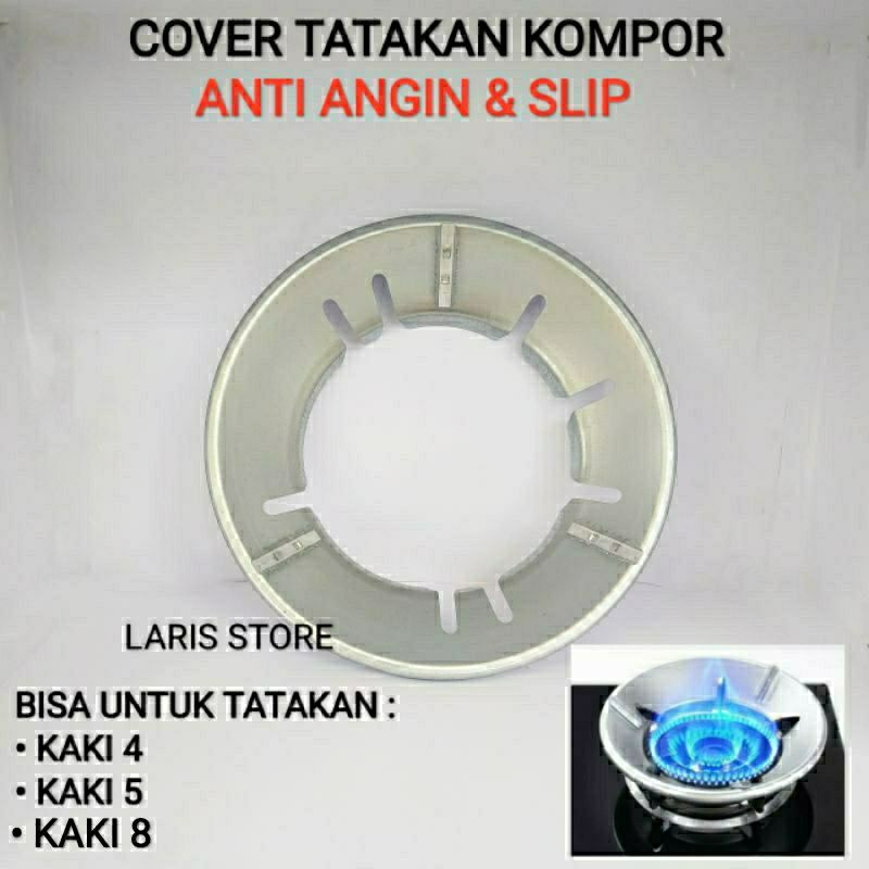 Tatakan Cover Kompor Gas Anti Angin / Slip / Licin Dan Hemat Gas Berkualitas Untuk Tatakan KAKI 4 / KAKI 5 / KAKI 6 / kaki 8