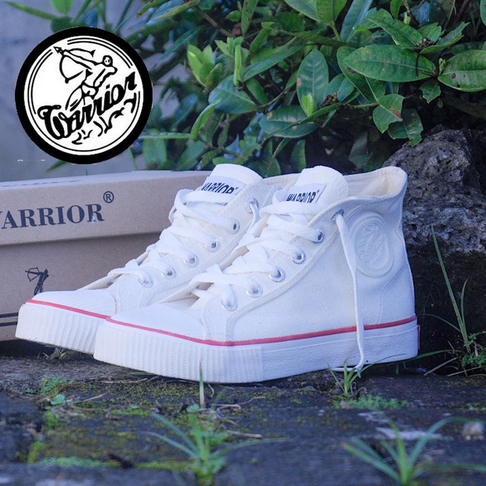 Sepatu Warrior Classic High White / Putih ‑ BJM.18Oc22н