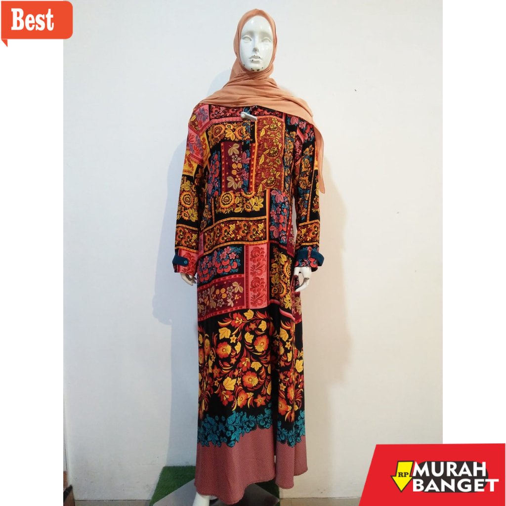 Dress wanita model terbaru- Long Dress Ivan Gunawan For Zoya[Original]/Long Dress Kekinian/Gamis Muslimah