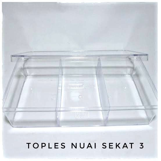 

Toples Topless NUAI SEKAT 3 Persegi Panjang SN 738 -+ 850 ml 1 pc