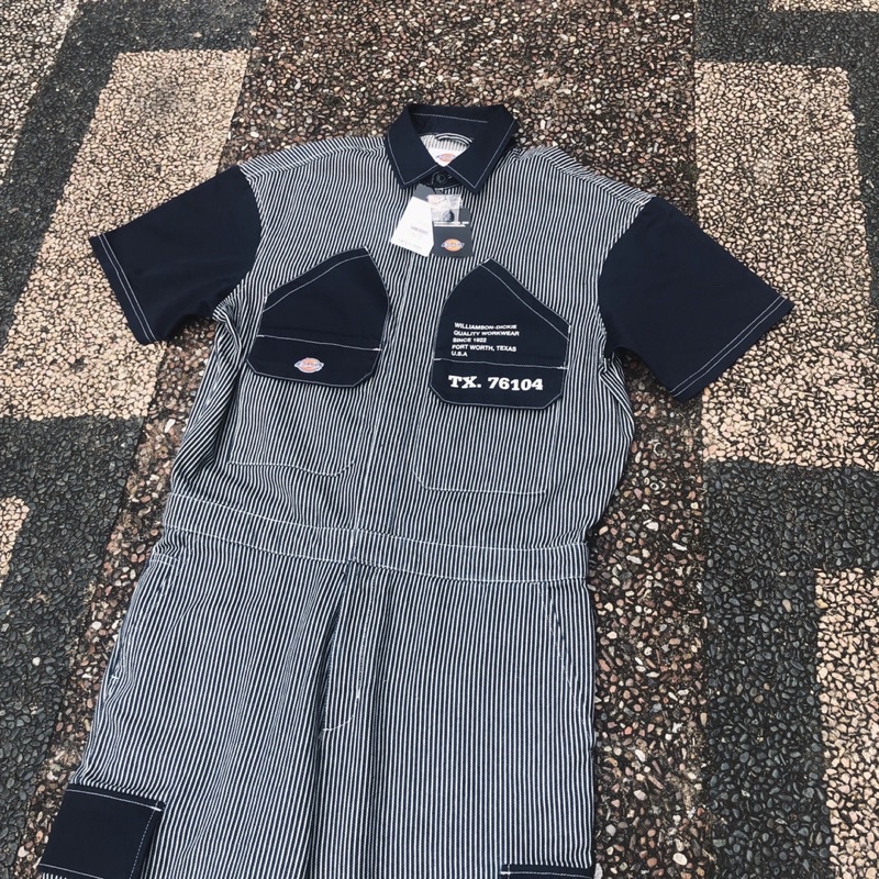 Coverall dickies hickory stripe