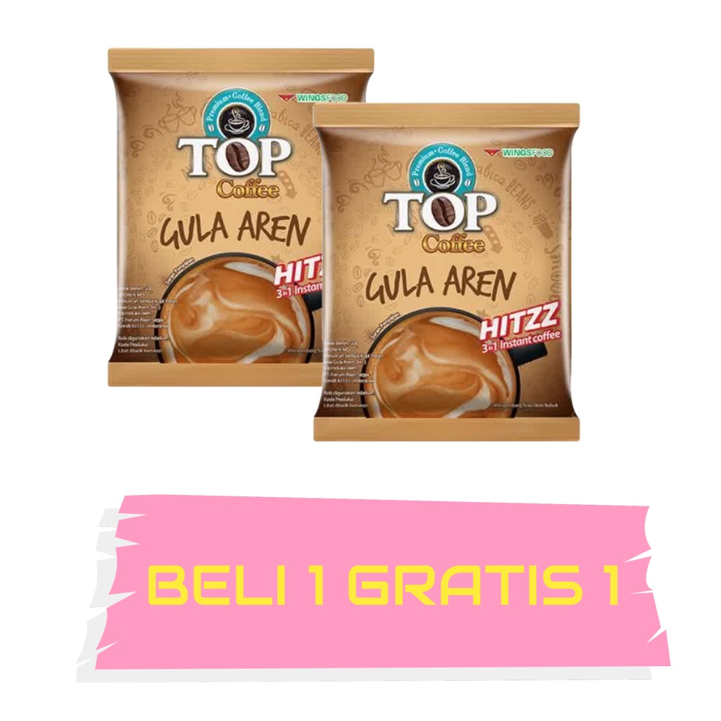 

TERMURAH...!!! KOPI TOP GULA AREN BELI 1 GRATIS 1