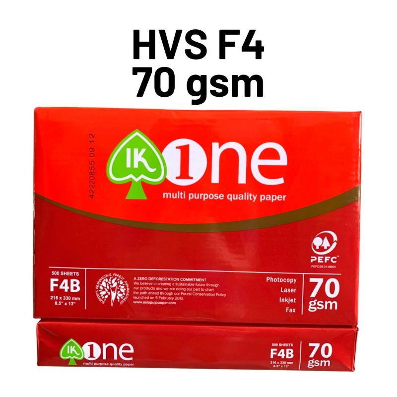 

HVS F4 AONE 70gsm