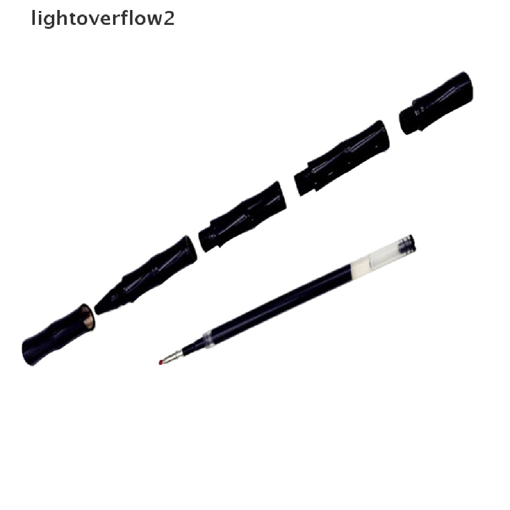 (lightoverflow2) 1pc Pulpen Bentuk Bambu Bahan Kuningan Untuk Sekolah / Kantor