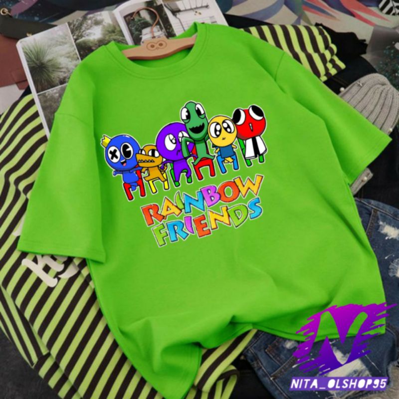 baju anak kaos anak rainbow friends Roblox game rainbow friends