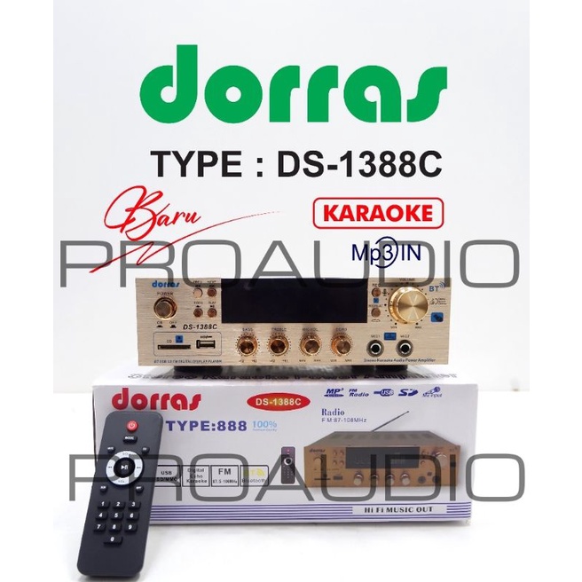Amplifier Mini Dorras DS1388 C DS-1388 C DS 1388 C Original Murah