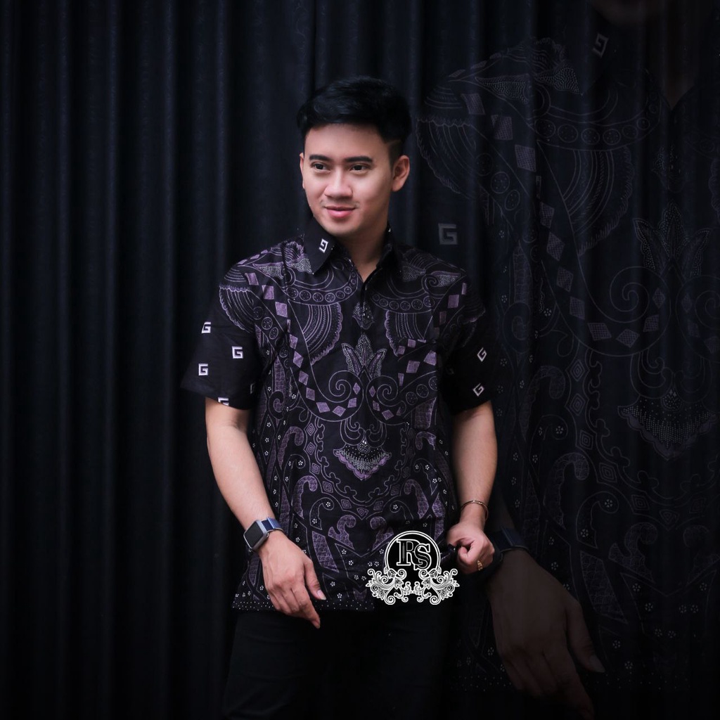 BAJU BATIK PRIA ABADI BATIK KEMEJA BATIK PRIA LENGAN PENDEK