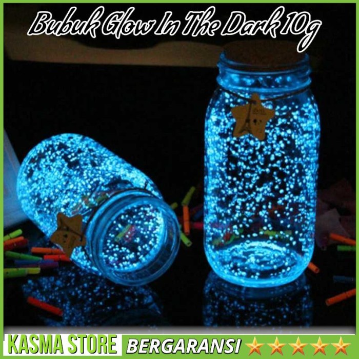 

Terbatas Bubuk Powder Glow In The Dark Powder Fluorescent Fosfor Strontium 10Gk Murah
