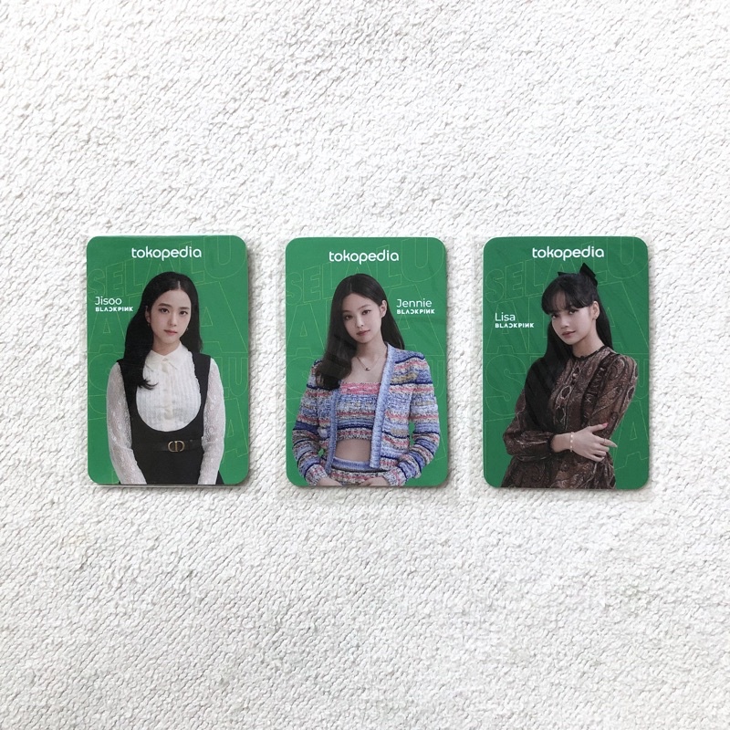 PHOTOCARD BLACKPINK TOKO HIJAU IJO (PC BLACKPINK JISOO JENNIE LISA)