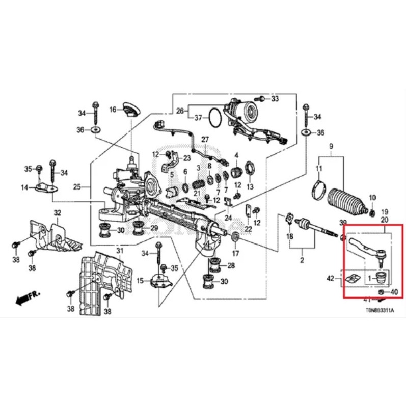 tie rod bola stIr bola stir crv RM gen4 2012 2013 2014 2015 2016 2017