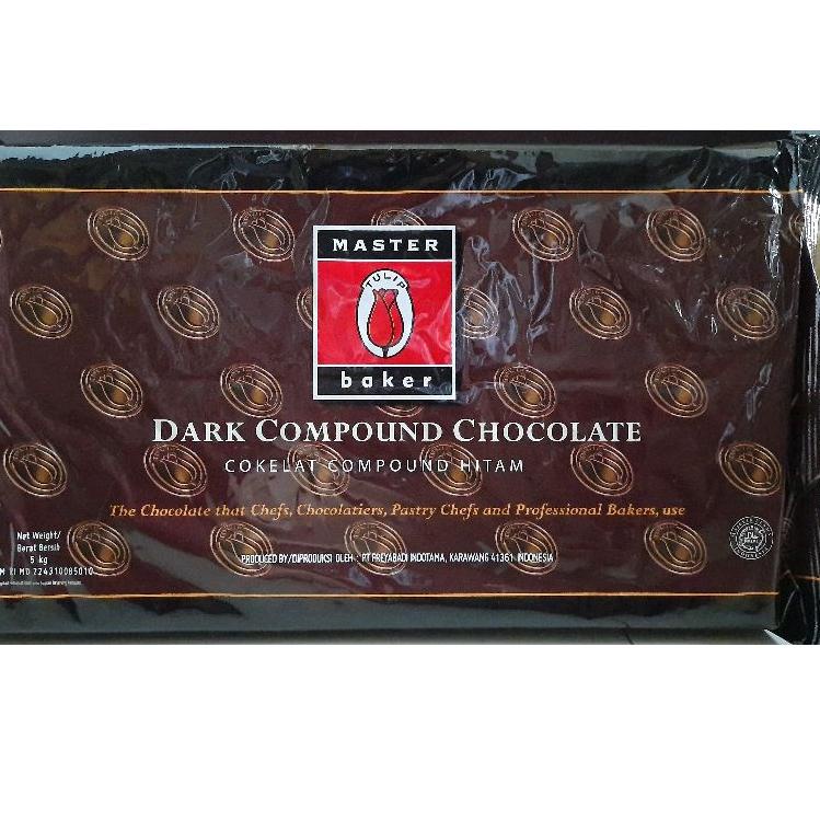 

Paling Laris--Tulip Master Baker Dark Cokelat Compound Repack 500gr