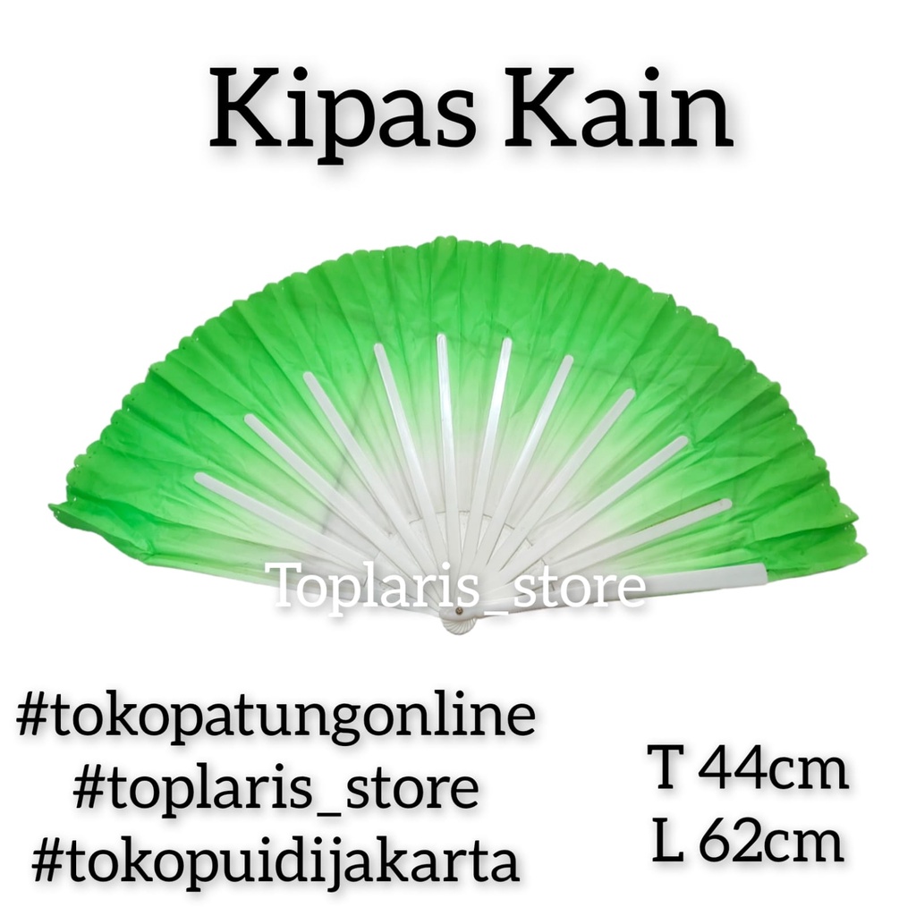 Kipas Nari Kain polos