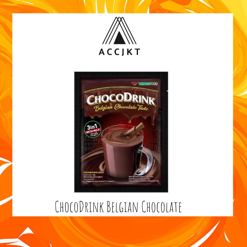 

ChocoDrink Belgian Chocolate Sachet ( 1 PCS) Satuan ACCJKT