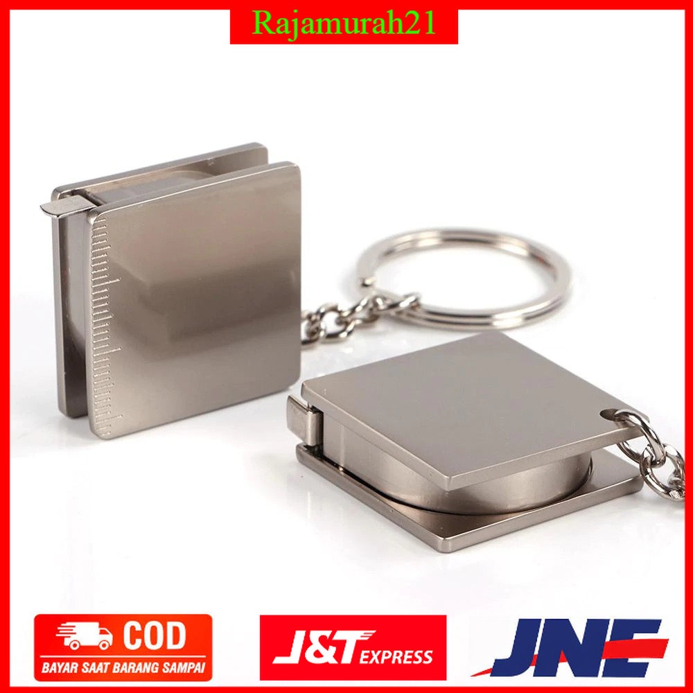 ANENG Meteran Gantungan Kunci Retractable Ruler Stainless Steel 70-80 CM - 7RHZF8SV