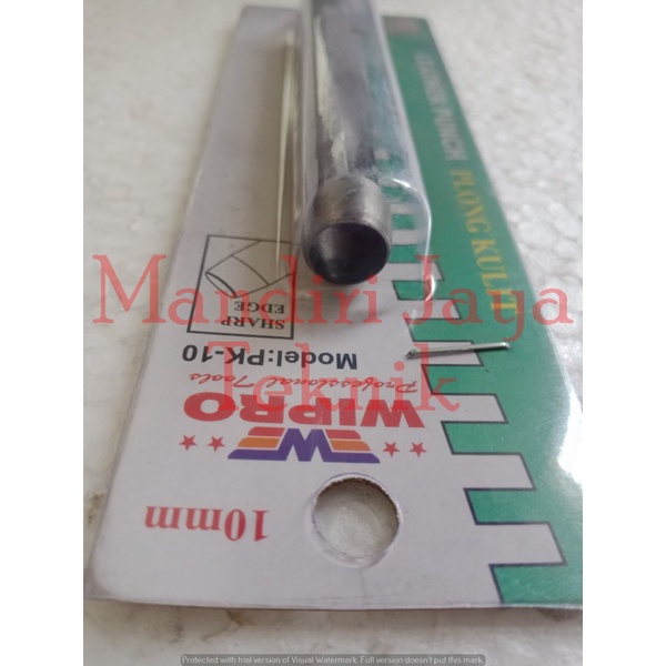 Plong Kulit Kertas Karet 10mm PK-10 WIPRO