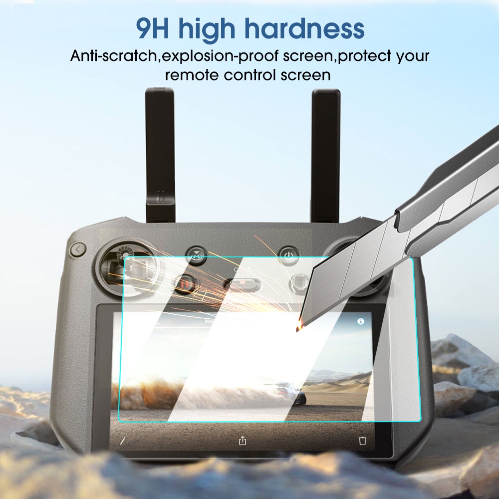 Pelindung Layar Tempered Glass 9H HD Anti Sidik Jari / Pecah Untuk DJI MAVIC 3T