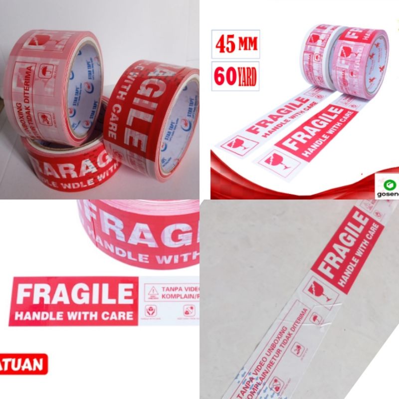 

Lakban Fragile Merah 60 yard