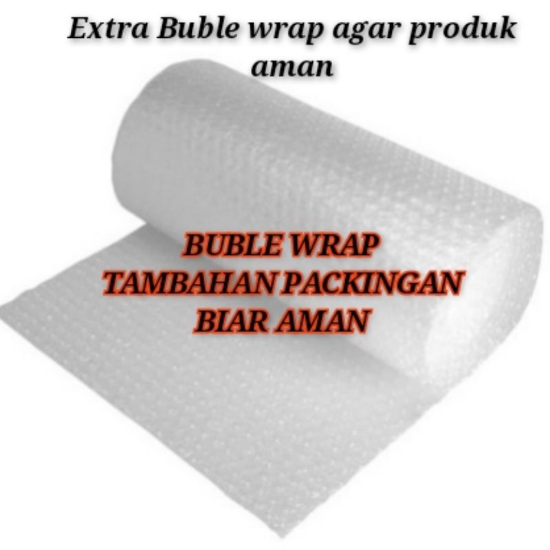 

Tambahan Packingan Bublle wrap Extra /Satu Produk