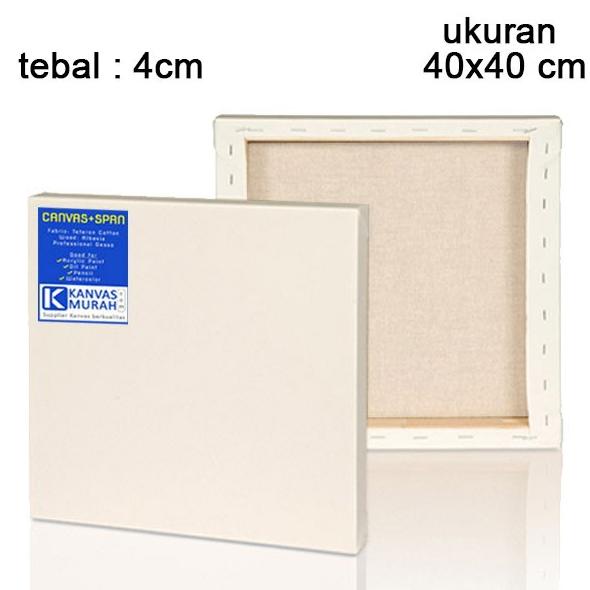 

Kanvas Lukis Spanram 40x40 cm Canvas Frame 40x40 cm Tebal 4cm