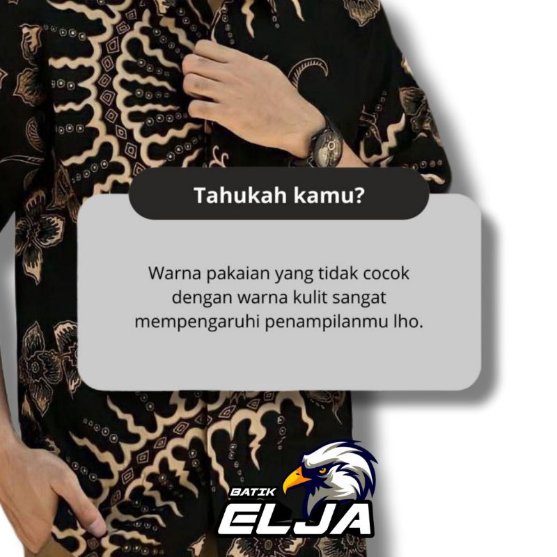 Batik Pria Lengan Panjang Modern Premium Murah Terbaru Slim fit