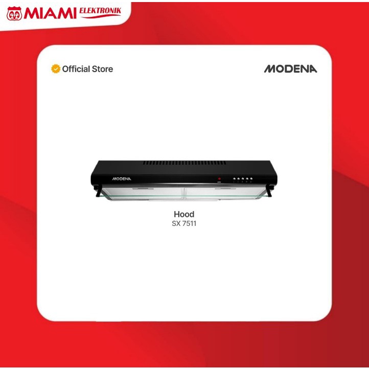 MODENA SX 7511 L / SX7511L Cooker Hood Slim / Penghisap Asap Dapur 70CM