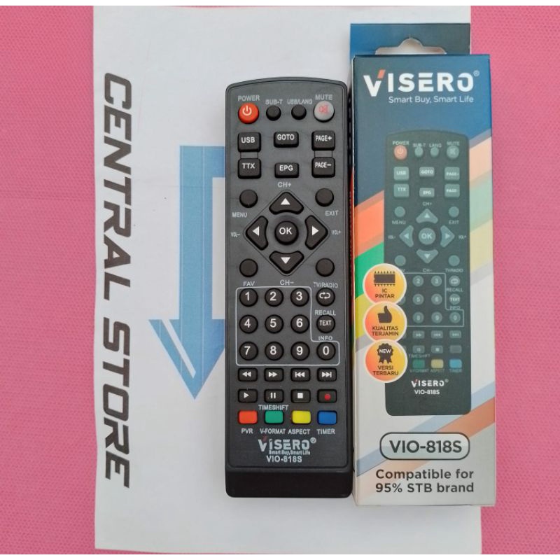 Remote Visero VIO-818S DVB