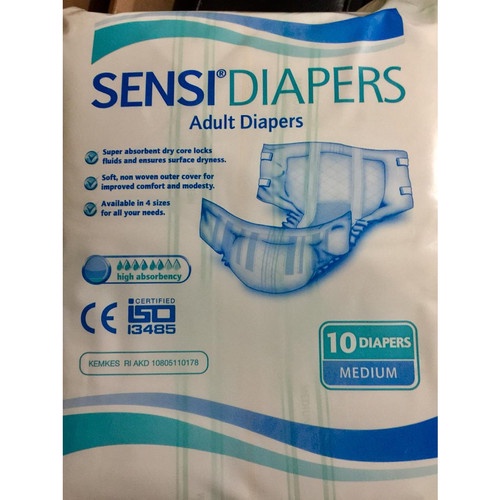 SENSI Perekat Adult Diapers / Popok Dewasa Perekat Size M isi 10