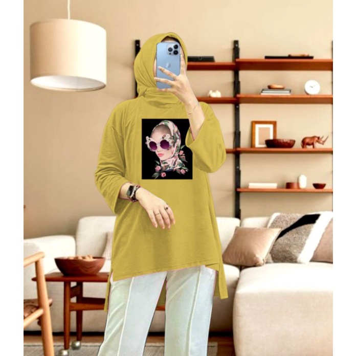 tunik fashion hijab oversize 12 L XL XXL