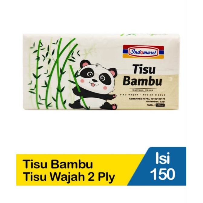 Indomaret Tisu Bamboo 2ply isi 150 || Tisu Bambu Indomaret