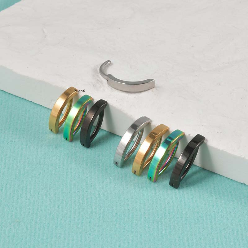 1pc Anting Tindik Perut / Pusar 14 Bahan Stainless Steel Untuk Wanita