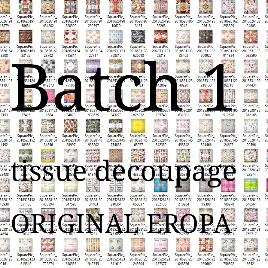NAPKINS DECOUPAGE ASLI GERMAN