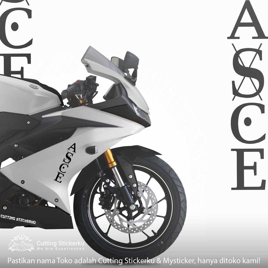 Cutting Stiker Asce Tatto Ace Variasi Motor Mobil Sticker One Piece Squad Timbul Keren Nyala Dasbor Spakbor Visor Body Kaca Helm Laptop Hologram Reflective Tahan Air Setiker Bodi Samping Jepang Matic Scoopy Vario Beat NMAX PCX Pickup Windshield Anime