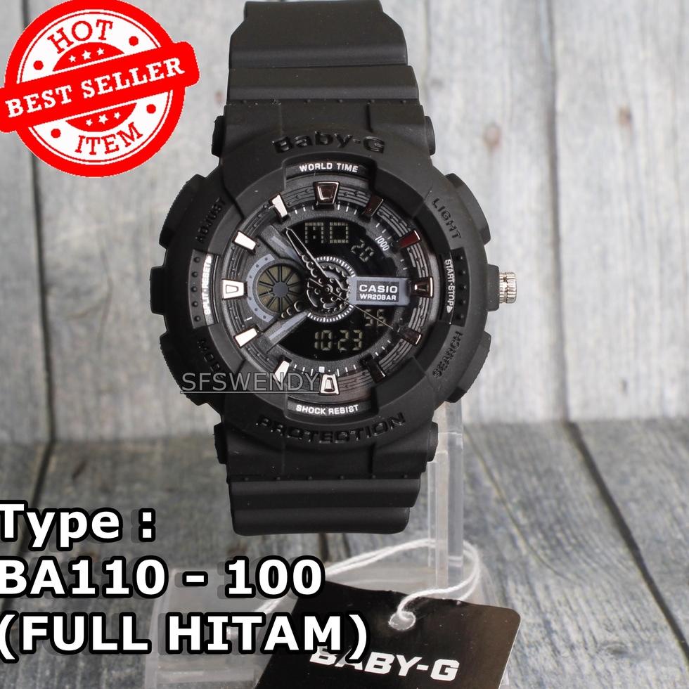 TERLARIS  Jam tangan wanita & anak Baby-G BA-110 Ungu Lilac Pink Merah muda biru digital anti air sp