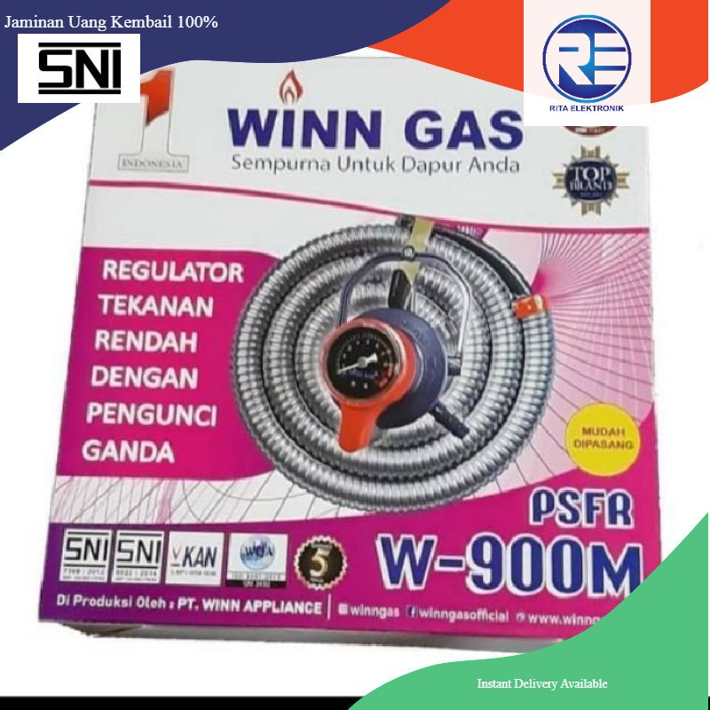 Selang dan Regulator Win gas W 900 M