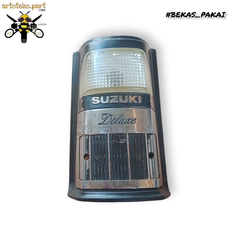 PANEL DADA DASI LAMPU SENJA SUZUKI RC80 RC 80 ORIGINAL ORI SINIL