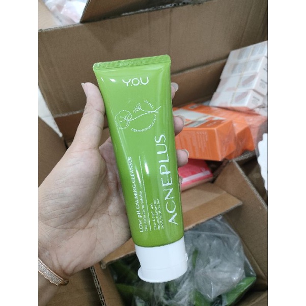 ☀️cahaya acc☀️ ACNEPLUS Low pH Calming cleanser YOU/original/ready