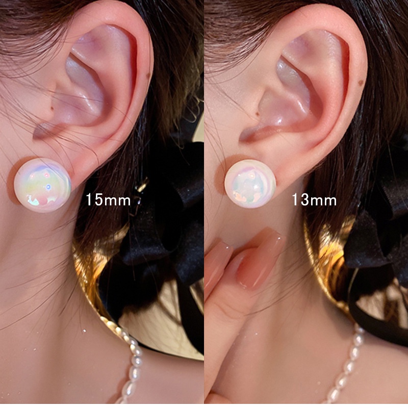 Anting Tusuk Gantung Desain Mermaid Hias Mutiara Gaya Simpleretroperancis Untuk Wanita