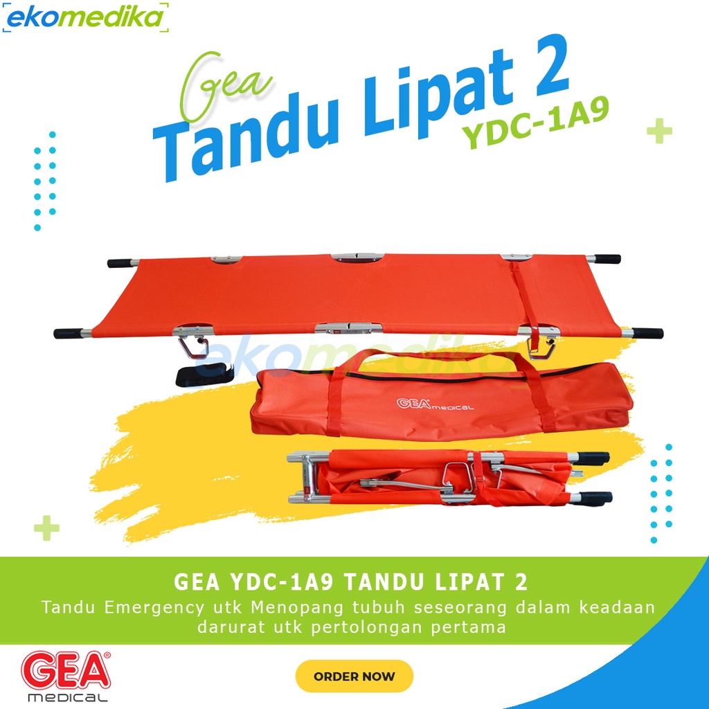 Tandu Lipat 2 GEA - YDC-1A9 / GEA Tandu Lipat Dua GEA YDC 1A9 /YDC1A9 Tandu Lipat UKS Sekolah