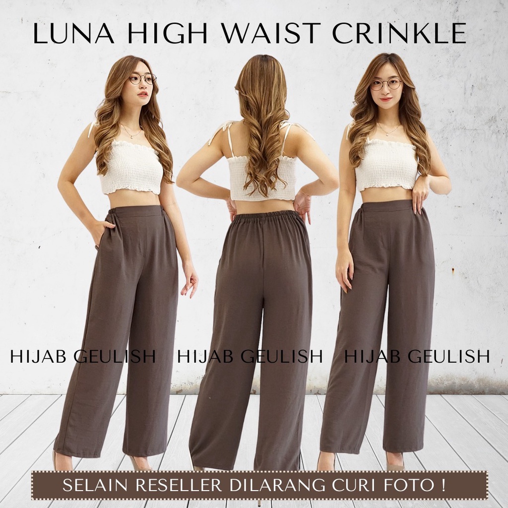 Luna Haigh Waist Rayon Crinkle