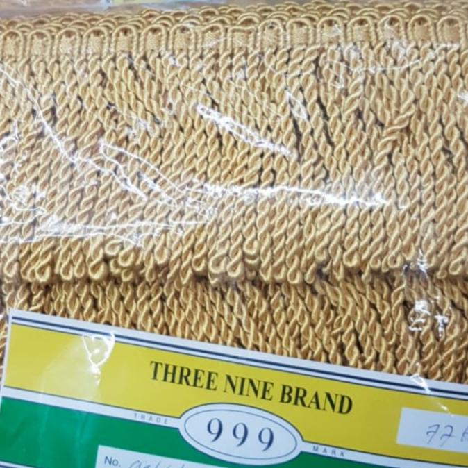 renda rumbai kepang emas