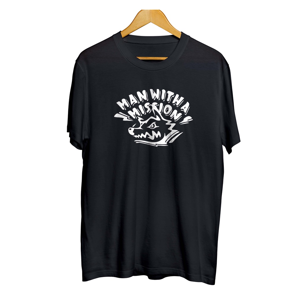 Kaos distro japan music MAN WITH A MISSION - JPOP material cotton fleece